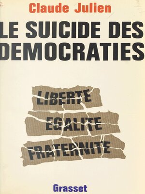 cover image of Le suicide des démocraties